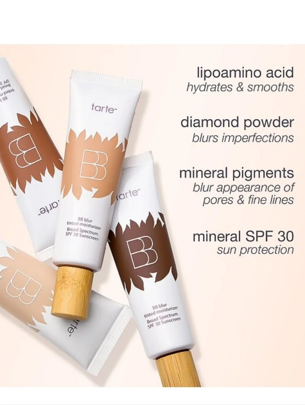 New Tarte BB Blur Tinted Moisturizer with SPF 30 Color: FAIR